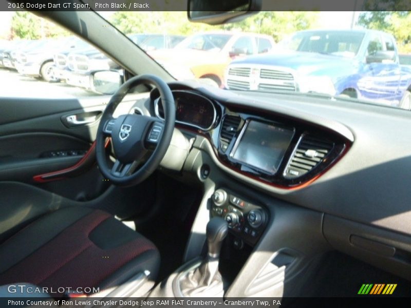 Pitch Black / Black 2016 Dodge Dart GT Sport