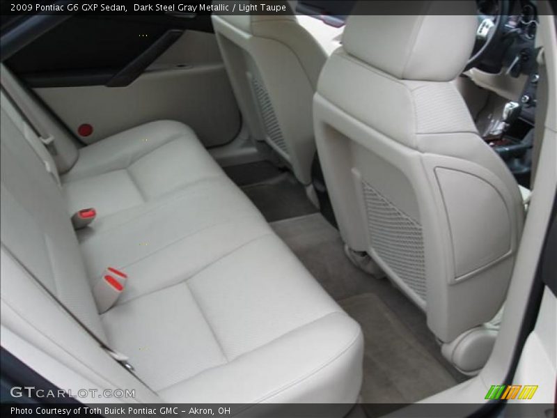 Dark Steel Gray Metallic / Light Taupe 2009 Pontiac G6 GXP Sedan
