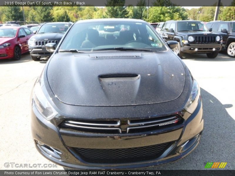 Pitch Black / Black 2016 Dodge Dart GT Sport