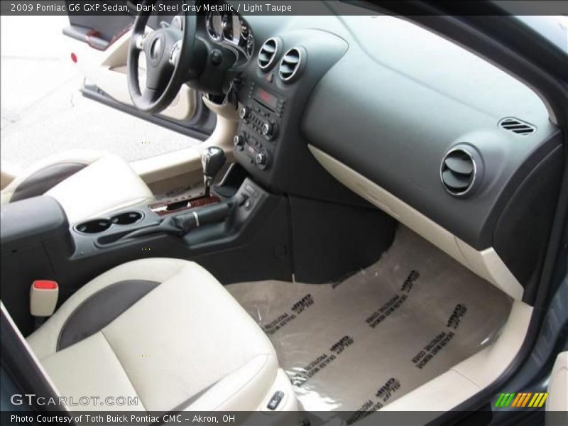 Dark Steel Gray Metallic / Light Taupe 2009 Pontiac G6 GXP Sedan