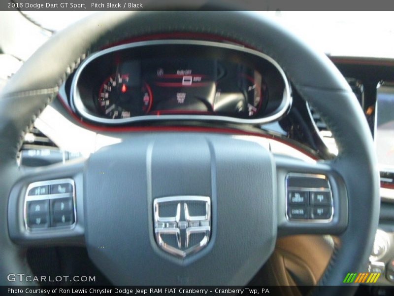 Pitch Black / Black 2016 Dodge Dart GT Sport