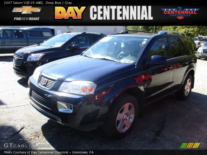 Deep Blue / Gray 2007 Saturn VUE V6 AWD