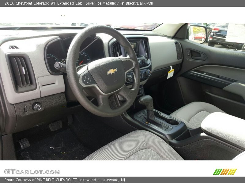 Silver Ice Metallic / Jet Black/Dark Ash 2016 Chevrolet Colorado WT Extended Cab