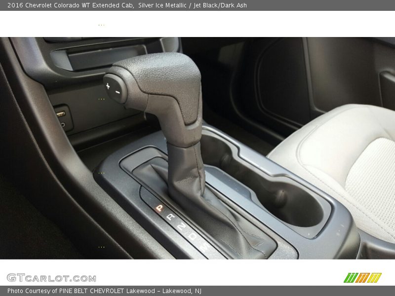 Silver Ice Metallic / Jet Black/Dark Ash 2016 Chevrolet Colorado WT Extended Cab
