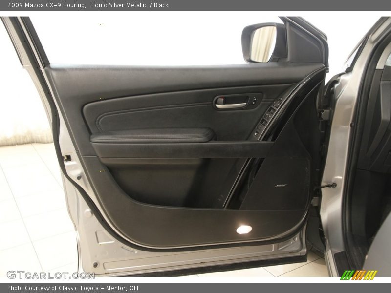 Liquid Silver Metallic / Black 2009 Mazda CX-9 Touring