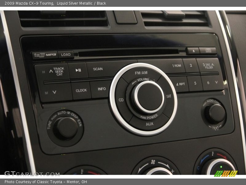 Liquid Silver Metallic / Black 2009 Mazda CX-9 Touring