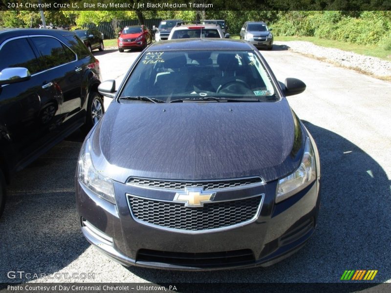 Blue Ray Metallic / Jet Black/Medium Titanium 2014 Chevrolet Cruze LS