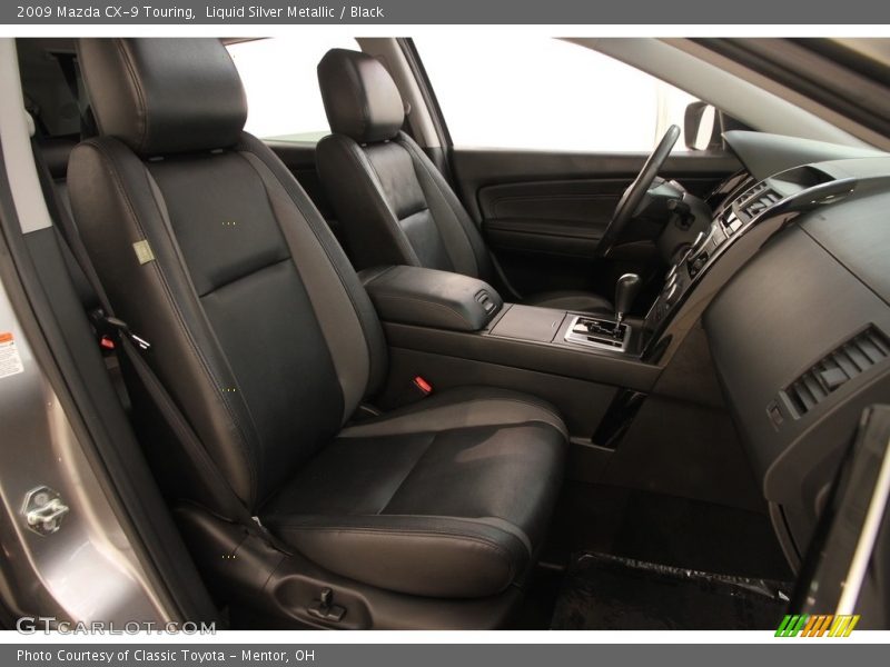 Liquid Silver Metallic / Black 2009 Mazda CX-9 Touring