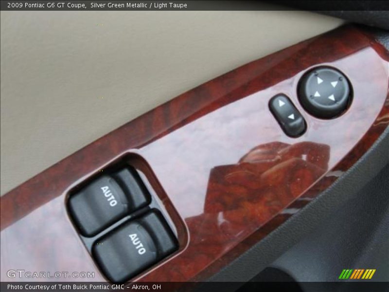 Silver Green Metallic / Light Taupe 2009 Pontiac G6 GT Coupe