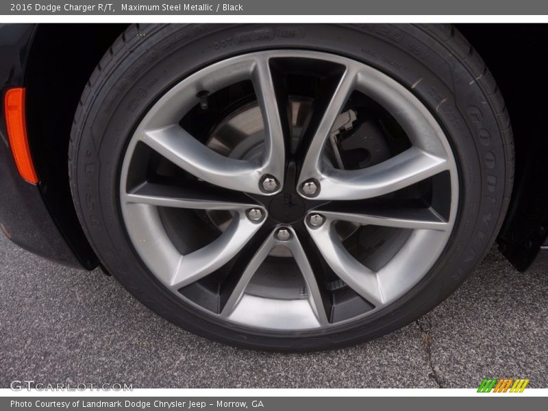 Maximum Steel Metallic / Black 2016 Dodge Charger R/T