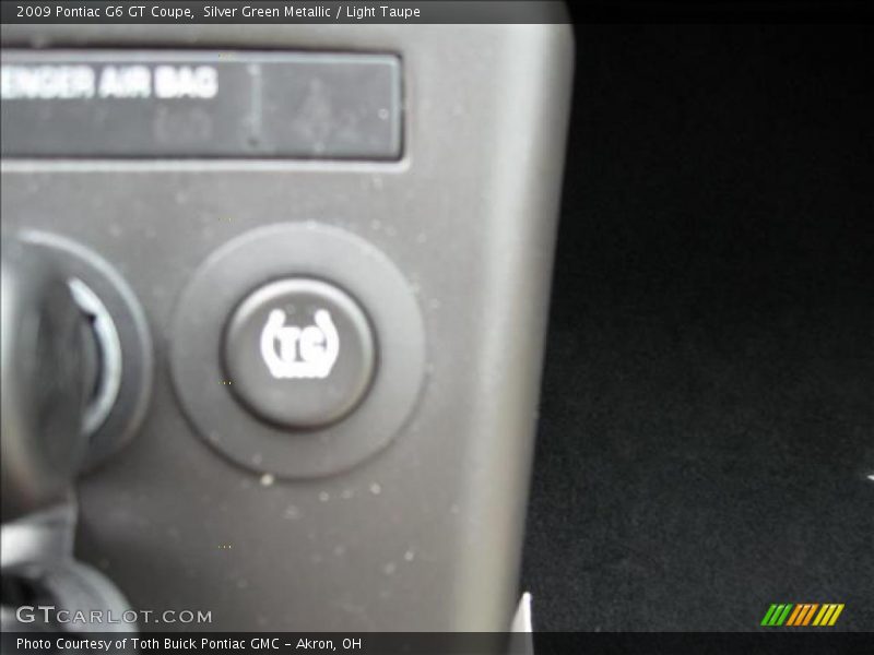 Silver Green Metallic / Light Taupe 2009 Pontiac G6 GT Coupe