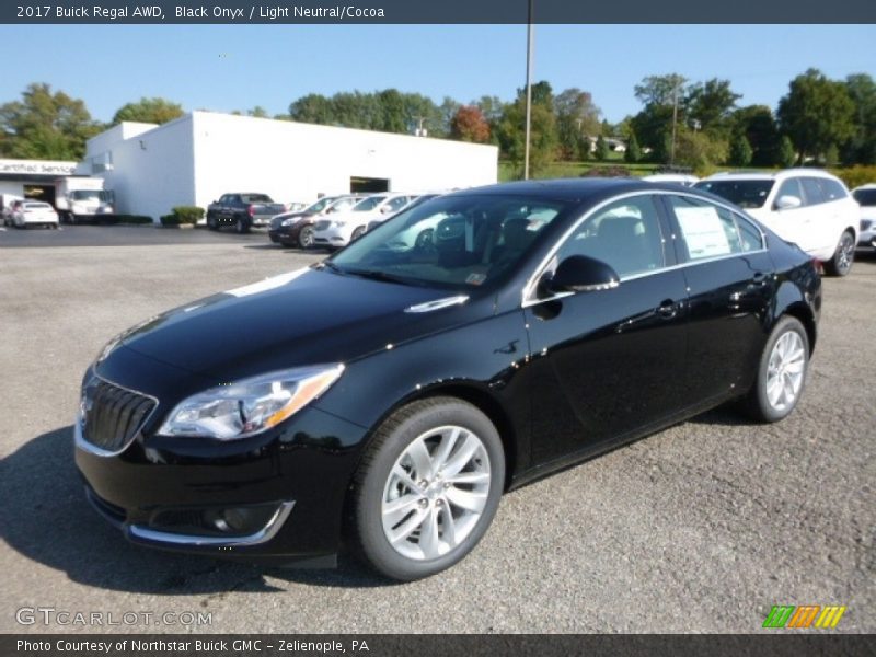 Black Onyx / Light Neutral/Cocoa 2017 Buick Regal AWD