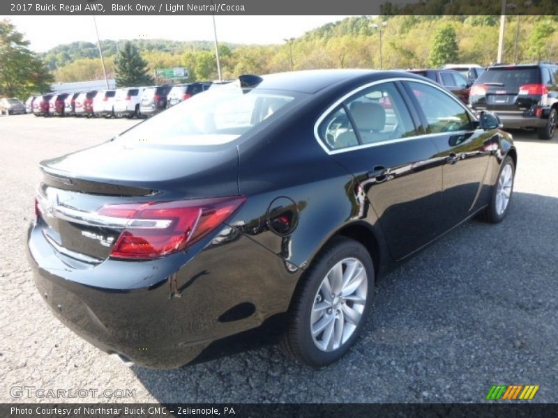 Black Onyx / Light Neutral/Cocoa 2017 Buick Regal AWD