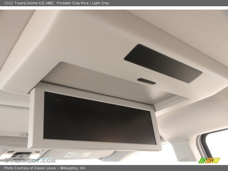 Predawn Gray Mica / Light Gray 2012 Toyota Sienna XLE AWD