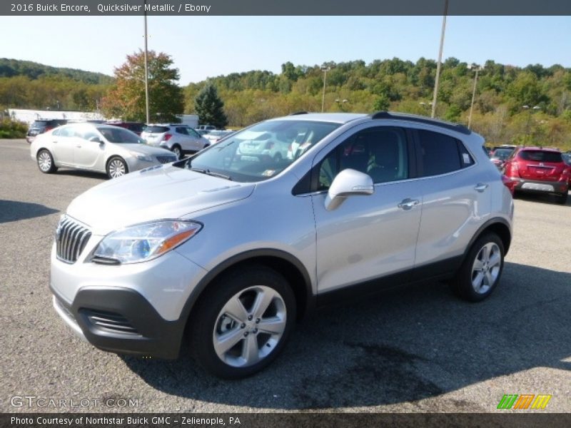Quicksilver Metallic / Ebony 2016 Buick Encore