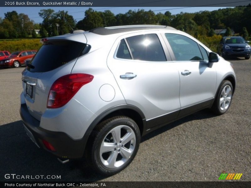 Quicksilver Metallic / Ebony 2016 Buick Encore