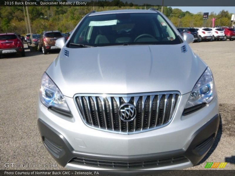 Quicksilver Metallic / Ebony 2016 Buick Encore