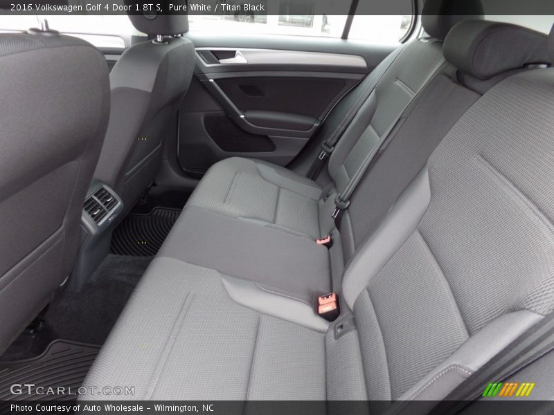 Rear Seat of 2016 Golf 4 Door 1.8T S