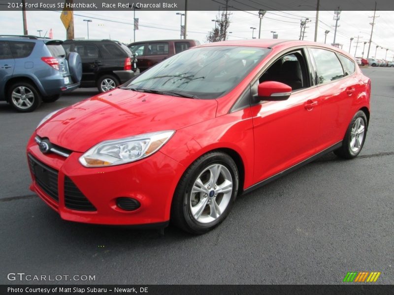 Race Red / Charcoal Black 2014 Ford Focus SE Hatchback