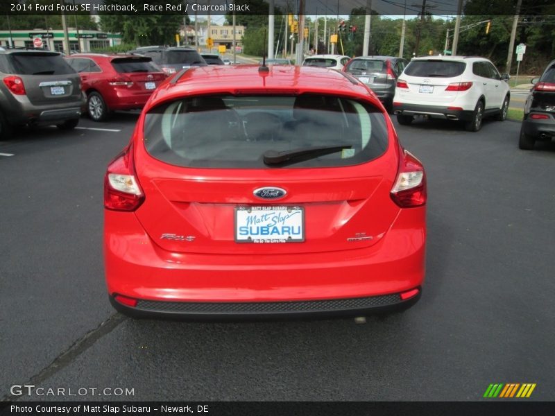 Race Red / Charcoal Black 2014 Ford Focus SE Hatchback