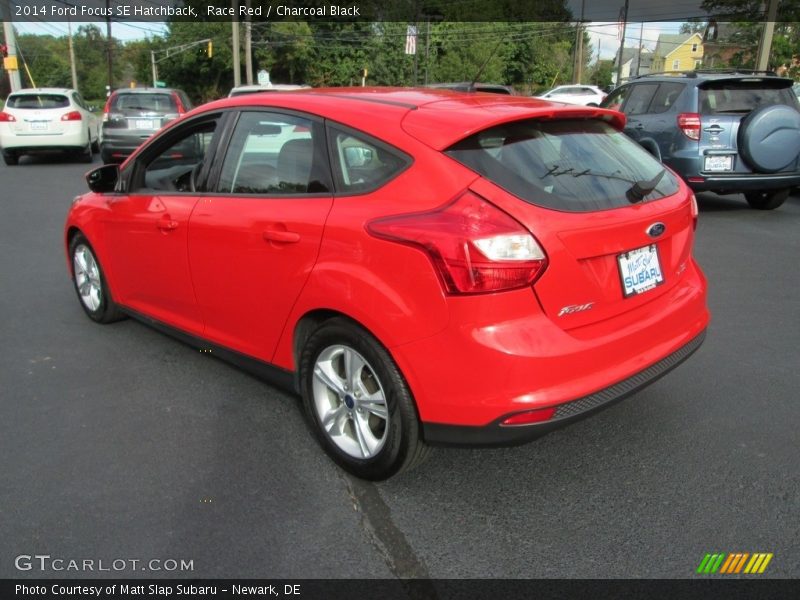 Race Red / Charcoal Black 2014 Ford Focus SE Hatchback