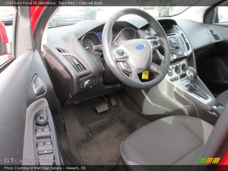 Race Red / Charcoal Black 2014 Ford Focus SE Hatchback
