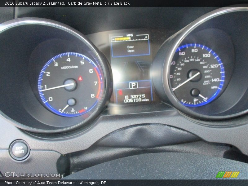 Carbide Gray Metallic / Slate Black 2016 Subaru Legacy 2.5i Limited