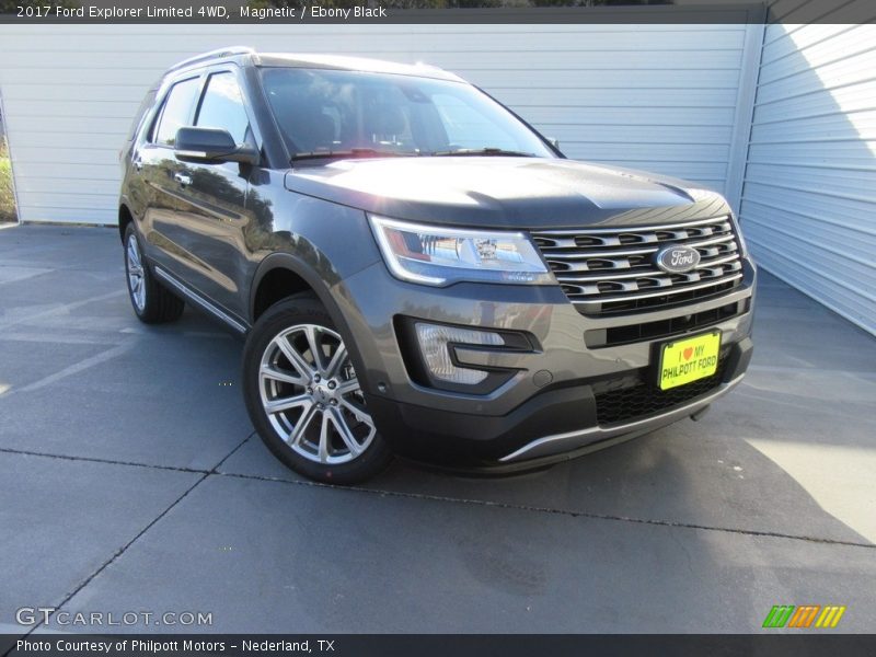 Magnetic / Ebony Black 2017 Ford Explorer Limited 4WD