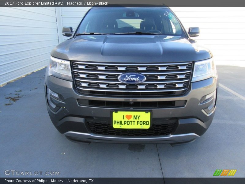 Magnetic / Ebony Black 2017 Ford Explorer Limited 4WD