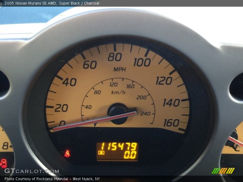Super Black / Charcoal 2005 Nissan Murano SE AWD