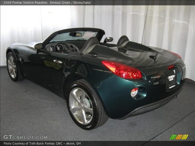 Envious Green / Ebony/Sand 2009 Pontiac Solstice Roadster