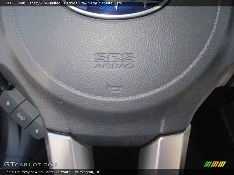 Carbide Gray Metallic / Slate Black 2016 Subaru Legacy 2.5i Limited