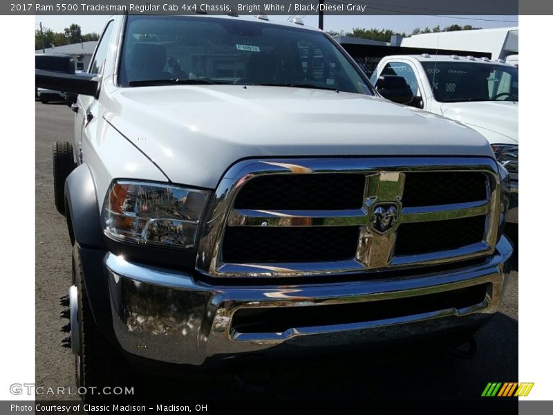 Bright White / Black/Diesel Gray 2017 Ram 5500 Tradesman Regular Cab 4x4 Chassis