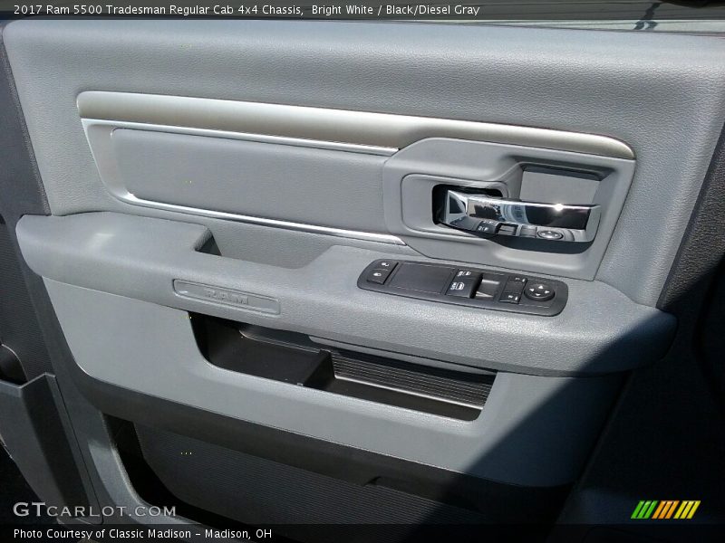 Bright White / Black/Diesel Gray 2017 Ram 5500 Tradesman Regular Cab 4x4 Chassis