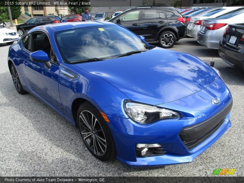 WR Blue Pearl / Black 2015 Subaru BRZ Limited