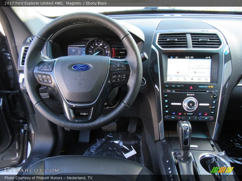 Magnetic / Ebony Black 2017 Ford Explorer Limited 4WD