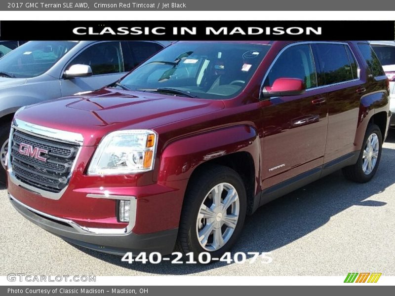 Crimson Red Tintcoat / Jet Black 2017 GMC Terrain SLE AWD