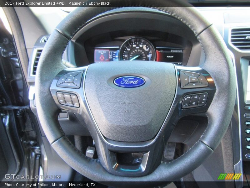 Magnetic / Ebony Black 2017 Ford Explorer Limited 4WD
