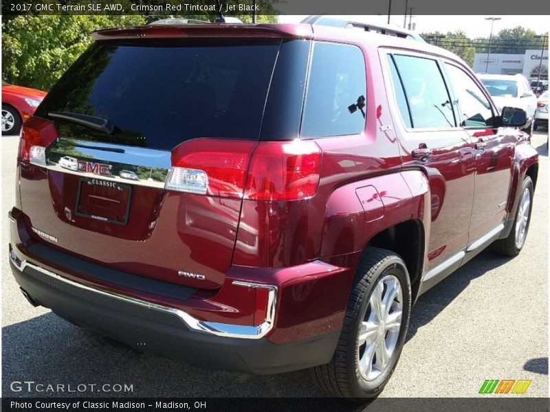 Crimson Red Tintcoat / Jet Black 2017 GMC Terrain SLE AWD
