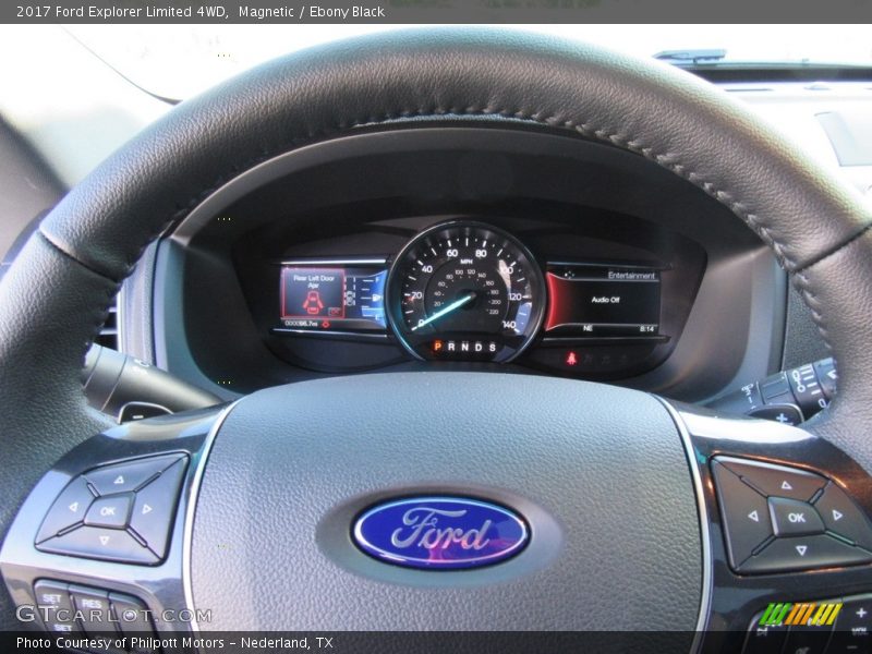 Magnetic / Ebony Black 2017 Ford Explorer Limited 4WD