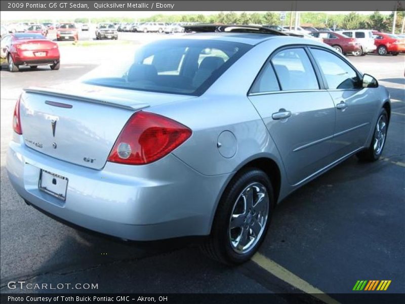 Quicksilver Metallic / Ebony 2009 Pontiac G6 GT Sedan