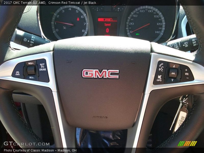 Crimson Red Tintcoat / Jet Black 2017 GMC Terrain SLE AWD