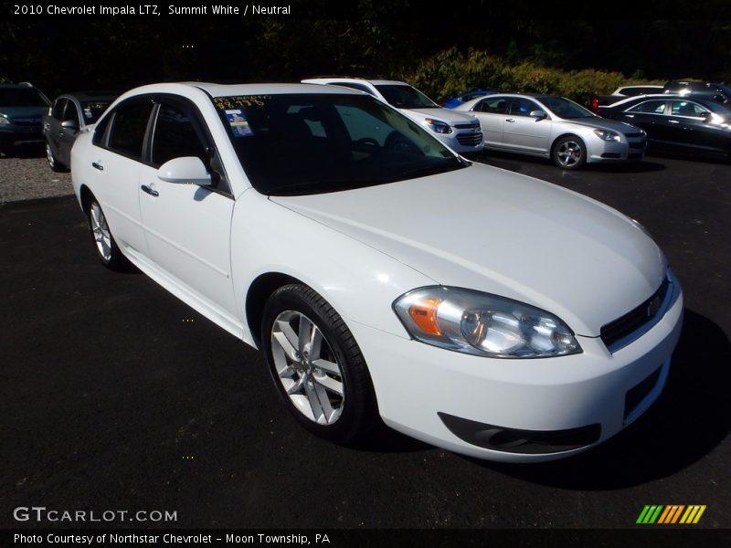 Summit White / Neutral 2010 Chevrolet Impala LTZ
