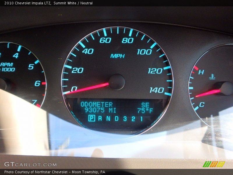 Summit White / Neutral 2010 Chevrolet Impala LTZ