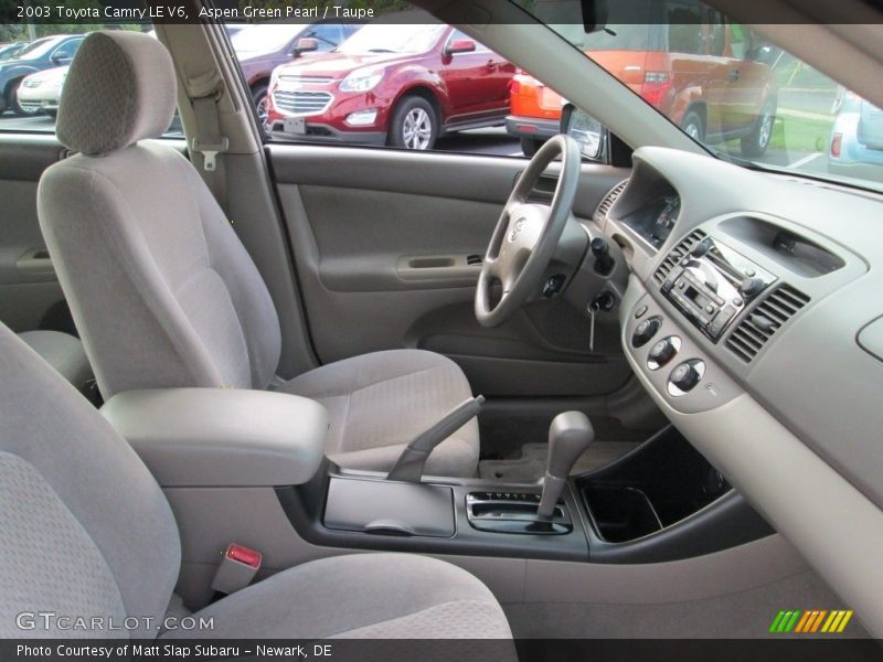Aspen Green Pearl / Taupe 2003 Toyota Camry LE V6