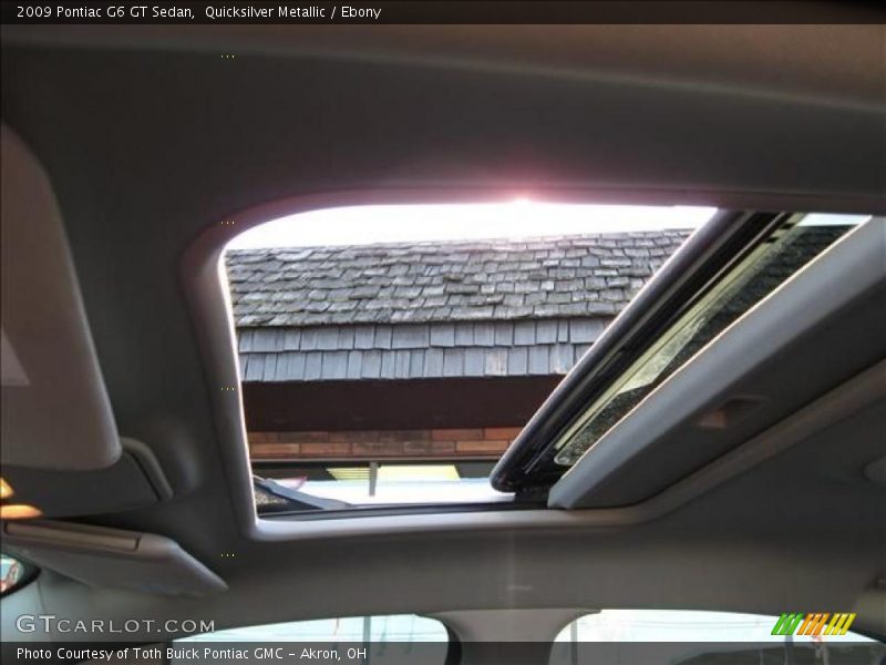 Quicksilver Metallic / Ebony 2009 Pontiac G6 GT Sedan