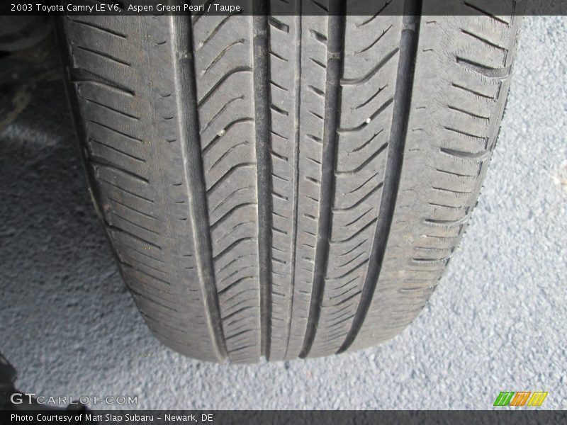 Aspen Green Pearl / Taupe 2003 Toyota Camry LE V6