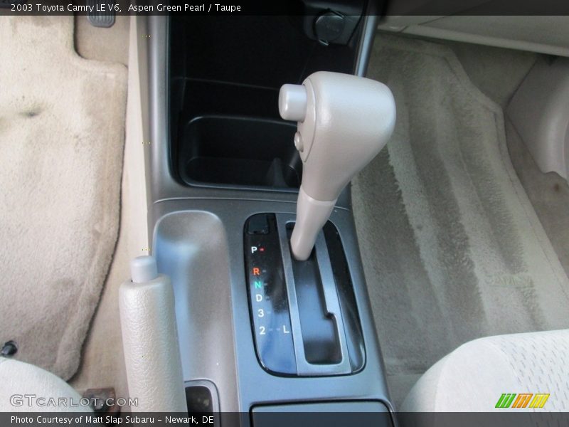 Aspen Green Pearl / Taupe 2003 Toyota Camry LE V6