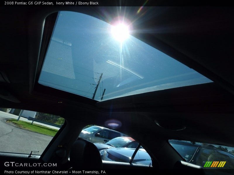 Ivory White / Ebony Black 2008 Pontiac G6 GXP Sedan