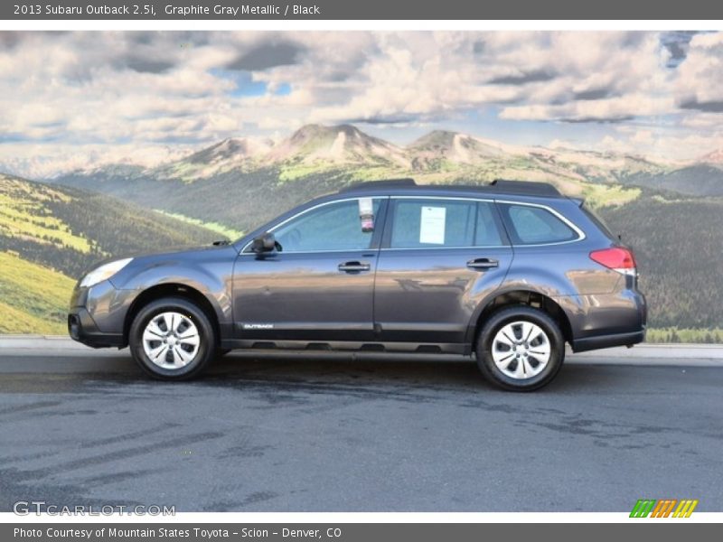 Graphite Gray Metallic / Black 2013 Subaru Outback 2.5i